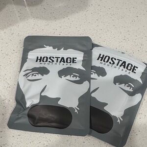 Hostage Mouth Tape in Black NWT